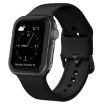 Apple Watch 38mm Black Silicone Pin Buckle Band - 1