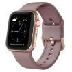 Apple Watch 38mm Smoked Purple Silicone Pin Buckle Band - 1