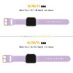 Apple Watch 38mm Lavender Silicone Pin Buckle Band - 2