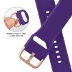 Apple Watch Ultra 2 49mm Purple Silicone Pin Buckle Band - 3