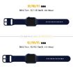 Apple Watch Series 9 41mm Midnight Blue Silicone Band Pin Buckle - 2