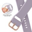 Apple Watch SE 2023 40mm Silicone Band, Pin Buckle - Baby Purple - 3