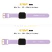 Apple Watch Series 10 42mm Lavender Silicone Pin Buckle Band - 2
