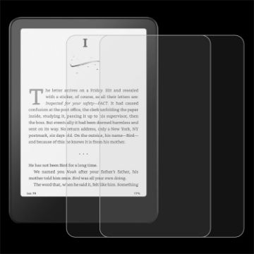 2-Pack Tempered Glass for Amazon Kindle Paperwhite 12th Gen 2024 - 9H 0.3mm - 1