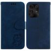 Infinix Note 50 Pro+ Dark Blue Little Tiger Embossed Leather Case - 1