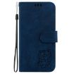 Infinix Note 50 Pro+ Dark Blue Little Tiger Embossed Leather Case - 3