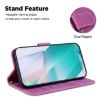 Infinix Zero 40 4G/5G Rose Red Little Tiger Embossed Leather Case - 6