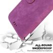 Infinix Zero 40 4G/5G Rose Red Little Tiger Embossed Leather Case - 7