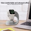 Apple Watch Series U-Shaped Silicone Charging Holder - Blue - 6