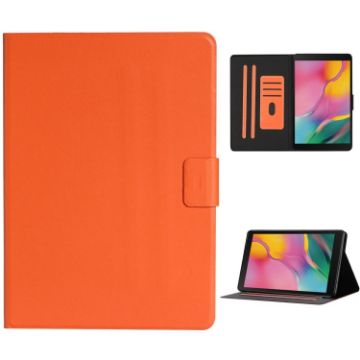 Samsung Galaxy Tab A 8.0 (2019) T290/T295 Orange Leather Flip Case - 1
