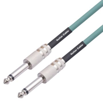 Mono 6.35mm Male to Male Electric Guitar Audio Cable 1.8m - 3045GR - 1