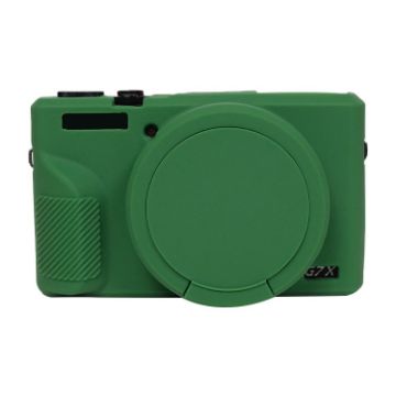 Canon PowerShot G7 X Mark III Silicone Case with Lens Cover - Green - 1