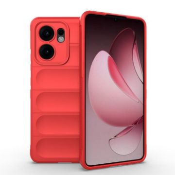 OPPO Reno13 F 5G Red Magic Shield TPU + Flannel Phone Case Global - 1