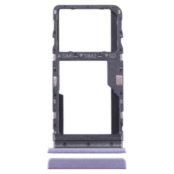TCL 40 SE Purple SIM + Micro SD Card Tray Replacement - 1