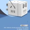 KYFEN USB Smart Mini Multi-function Fast Charging Socket - Black - 4