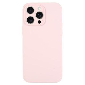iPhone 15 Pro Max Grey Pink Liquid Silicone Phone Case - 1