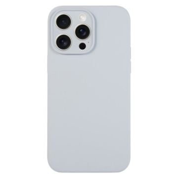 iPhone 15 Pro Max Grey Blue Liquid Silicone Phone Case - 1