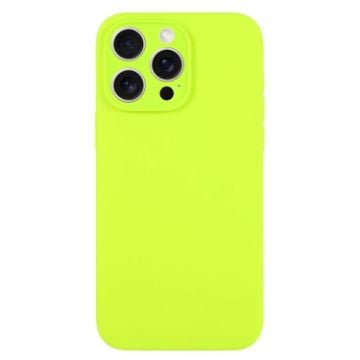 iPhone 15 Pro Max Bright Green Liquid Silicone Phone Case - 1