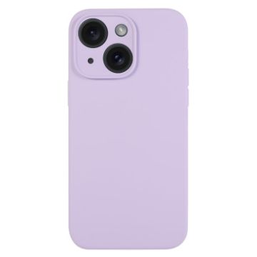 iPhone 15 Plus Lilac Purple Liquid Silicone Phone Case - 1