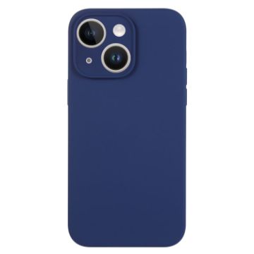 iPhone 14 Royal Blue Liquid Silicone Phone Case - Pure Color - 1