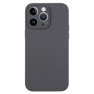 iPhone 14 Pro Charcoal Black Liquid Silicone Phone Case - 1