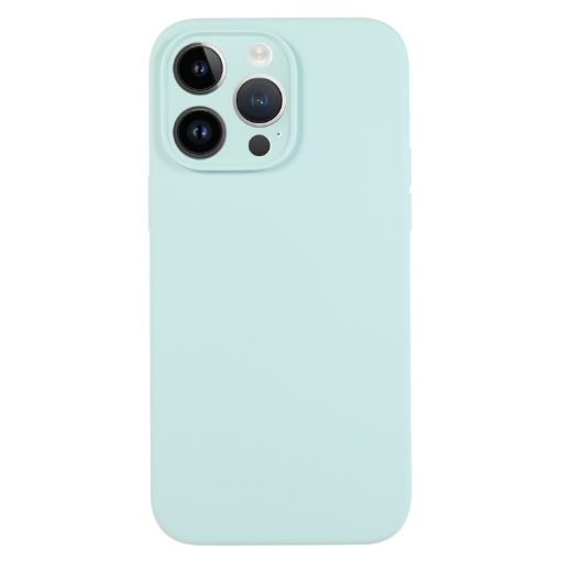 iPhone 14 Pro Max Turquoise Liquid Silicone Phone Case - 1