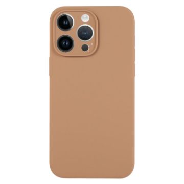 iPhone 13 Pro Max Light Brown Liquid Silicone Phone Case - 1