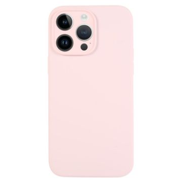 iPhone 13 Pro Grey Pink Liquid Silicone Phone Case - Pure Color - 1