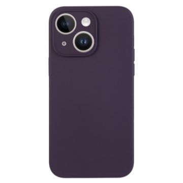 iPhone 13 Berry Purple Liquid Silicone Phone Case - 1