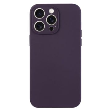 iPhone 16 Pro Max Berry Purple Liquid Silicone Phone Case - 1