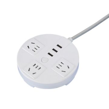 Multi-functional Desktop Socket with USB & Cable - 1.8m Length - 1