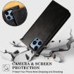 Huawei nova 14 Pro Black Leather Phone Case - Oil Wax Crazy Horse Texture - 8
