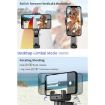 Q18 Black Desktop Gimbal Stabilizer with Fill Light & Selfie Stick - 9