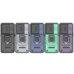 OnePlus 11 5G Green Shockproof Case with Holder - Sliding Camshield TPU+PC - 6