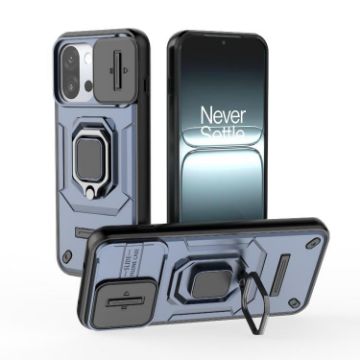 OnePlus 13T 5G Shockproof Camshield Phone Case with Holder - Blue - 1