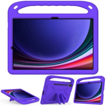 Samsung Galaxy Tab S9+ EVA Shockproof Case with Holder - Purple - 1