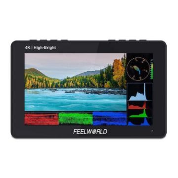 FEELWORLD F5 ProX 5.5" 1600nit Touch Screen DSLR Monitor 4K HDMI Kit - 1