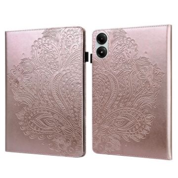 Xiaomi Redmi Pad Pro 12.1 Leather Case - Peacock Embossed Rose Gold - 1