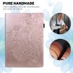Xiaomi Redmi Pad Pro 12.1 Leather Case - Peacock Embossed Rose Gold - 4