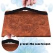 Xiaomi Redmi Pad Pro 12.1 Leather Case - Peacock Embossed Brown - 6