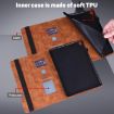 Xiaomi Redmi Pad Pro 12.1 Leather Case - Peacock Embossed Brown - 8