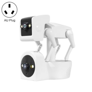 ESCAM PT212 4MP Dual Lens Robot Dog WiFi Camera, Cloud Storage, AU Plug - 1