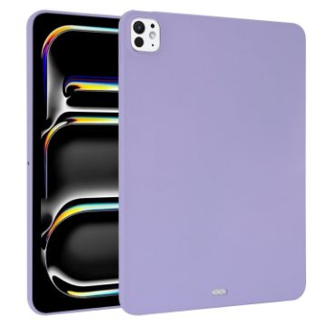iPad Pro 13 2024 Purple TPU Tablet Case - Oil Spray Skin-friendly - 1