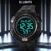 SKMEI 2078 Men's 50M Waterproof Sports Digital Watch - Dark Blue - 8
