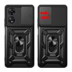 OPPO A58 4G Global Red Phone Case with Sliding Camera Cover Design - 3