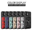 OPPO A79 5G Phone Case - Black TPU Hybrid PC with Sliding Camera Cover - 2