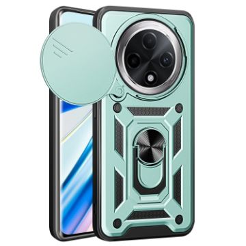 OPPO F27 Pro/Pro+ Mint Green Sliding Camera Cover TPU Hybrid Case - 1