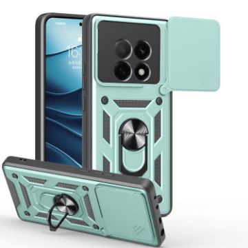 OPPO F29 Pro 5G Phone Case Mint Green - Sliding Camera Cover TPU Hybrid - 1