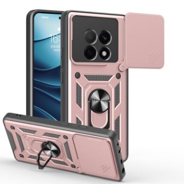 OPPO F29 Pro 5G Phone Case - Rose Gold Sliding Camera Cover TPU Hybrid - 1