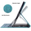 Samsung Galaxy Tab S9+/S8+/S7+ Green Sakura Cat Leather Case - 5